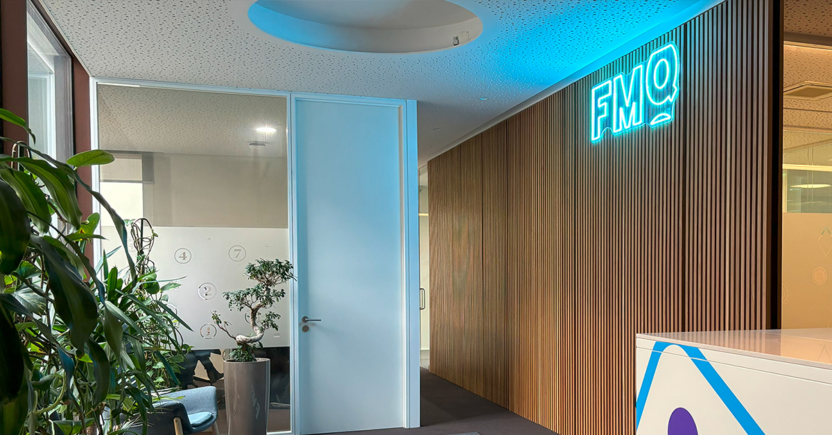 Fabamaq Software House of Casino Gaming entrance with LED lighting and technological atmosphere