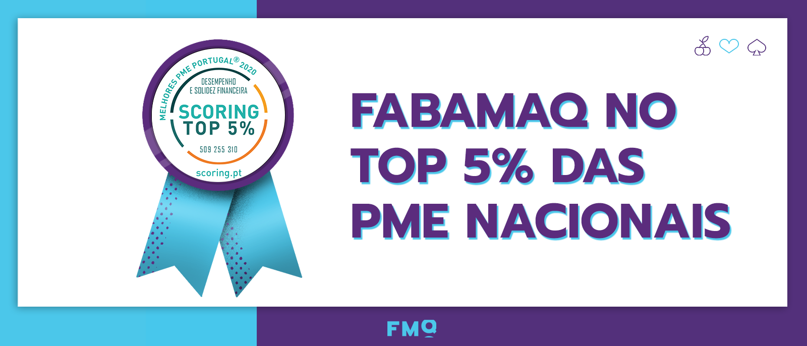 A Fabamaq está no top das PME nacionais em 2020 um prémio empresarial